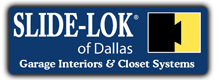 Garage Cabinets and Floors Dallas Garage Interiors & Closet Systems, Slide-Lok
